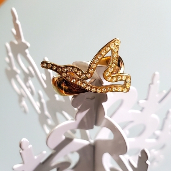 Swatch Bijoux Dove Ring with Diamond Like Stones - Picture 1 of 4